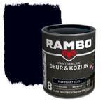 Rambo Pantserlak Deur en Kozijn Diepzwart 0.75L, Doe-het-zelf en Bouw, Verzenden, Nieuw