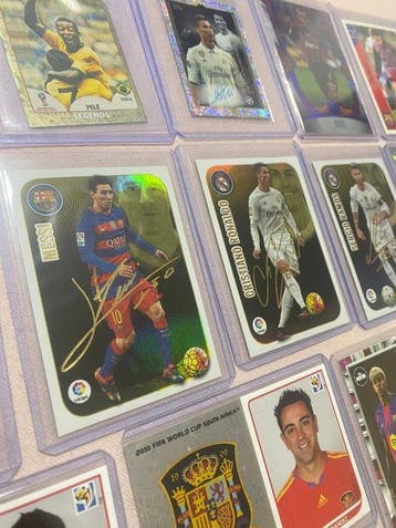 Panini Merlin, Panini Pelé, Cristiano Ronaldo, Lionel Messi,