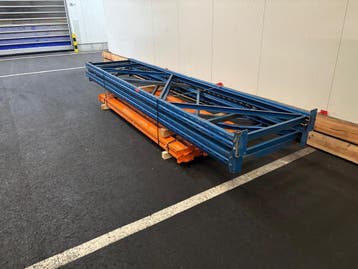 Palletstelling - 4 staanders 4000x900mm - Totale lengte: 7m9, Ophalen of Verzenden
