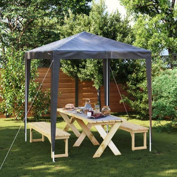 vidaXL Partytent professioneel 2x2 m antraciet, Verzenden