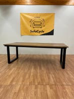 Houten Mumbai blad met metalen onderstel - Levering aan huis, Ophalen of Verzenden, Nieuw