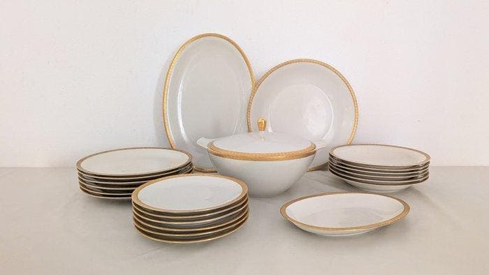 Oscar Schaller - Bavaria - Tafelservies (22) - Porselein -, Antiek en Kunst, Antiek | Meubels | Tafels