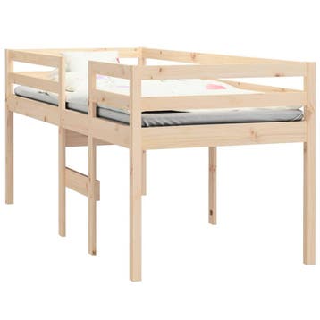vidaXL Hoogslaper massief grenenhout 90x190 cm, Verzenden, Nieuw