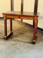 Bureau - Hout, Leder, Brons - Bureau Impero
