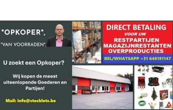 Opkoper van Overtollige Voorraden - Restanten - Loten