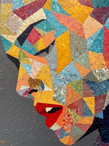 Pierre Joseph - Mosaic Belle, Antiek en Kunst, Kunst | Schilderijen | Modern