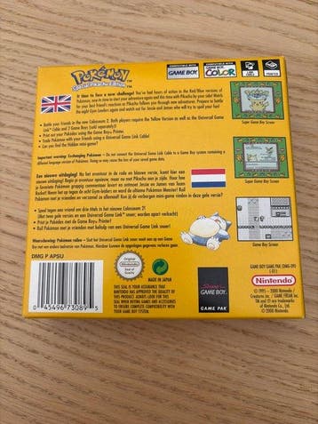 Nintendo - Gameboy Classic - Pokémon Yellow Version Special, Games en Spelcomputers, Nieuw