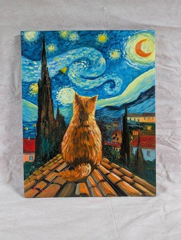Michele Luna (1980) - Un Sogno Stellato omaggiando Van Gogh