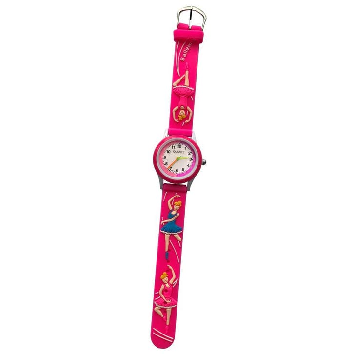Fako - Kinderhorloge - 3D - Ballerina - Fuchsia, Bijoux, Sacs & Beauté, Montres | Enfants, Envoi