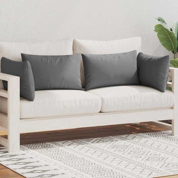 vidaXL Buitenkussens 60x40 cm grijs 4 st, Verzenden, Nieuw