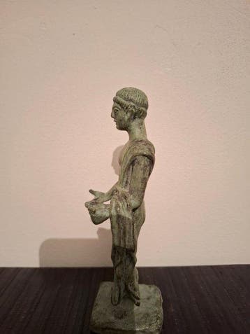 Roman Bronzes in Spain - Beeld, Oferente de Sóller - 16 cm -