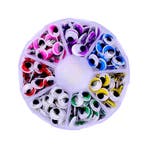 Wiebeloogjes met wimpers, zelfklevend, 210 stuks, Verzenden, Nieuw