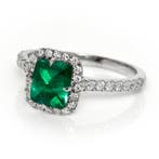 Sans prix de réserve - Bague - 14 carats Or blanc, IGI 1,23