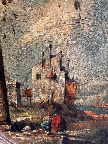 Lijst - Hout, Canvas - Antica, Antiek en Kunst
