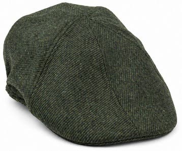 Suitable Flat Cap Wool Twill Donkergroen maat  Heren, Kleding | Heren, Verzenden, Nieuw, Suitable