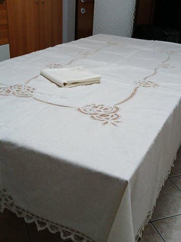 arigianato darte - Nappe (13) - 260 cm - 186 cm - Broderie