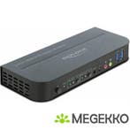 Delock 11481 HDMI KVM-switch 4K 60 Hz met USB 3.0 en audio, Verzenden, Nieuw