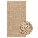 vidaXL Vloerkleed ZIZUR binnen en buiten 80x150 cm jute look, Verzenden