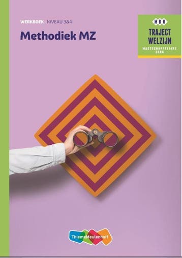 Methodiek MZ / niveau 3/4 / Werkboek / Traject Welzijn, Verzenden, Zo goed als nieuw, A.M.C. Schrijnemakers