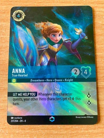 Ravensburger - 1 Card - Disney Lorcana - Anna (Frozen), Collections