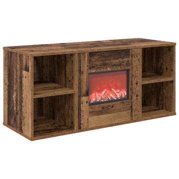 vidaXL Elektrische haard Oud hout 100 x 37 x 45,5 cm Bewerkt, Verzenden, Nieuw