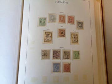 Suriname 1873/1875 - Verzameling Suriname inc beter