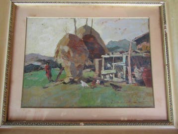 Carlo Domenici (1897-1981) - Paesaggio Maremmano