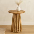 Salontafel Mangohout Rond Zara Small, Verzenden