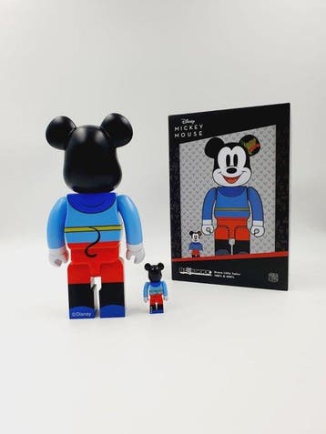 Medicom Toy x Disney - NO RESERVE Be@rbrick Mickey Mouse, Antiquités & Art