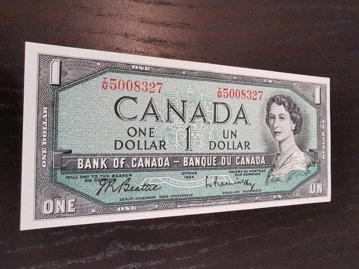 Canada. - 1, 2, 5, 10 Dollars - 1954 (Zonder minimumprijs), Timbres & Monnaies, Billets de banque | Europe | Billets non-euro