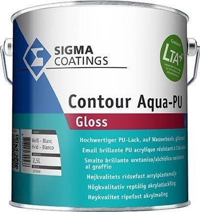 Sigma Contour Aqua Gloss / Sigma Watergedragen Houtlak, Bricolage & Construction, Peinture, Vernis & Laque, Envoi