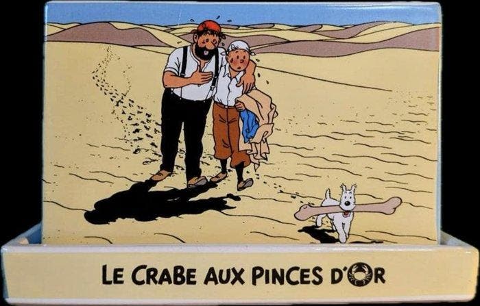 Tintin - 1 Cache-pot - De krab met gouden scharen -, Livres, BD | Comics