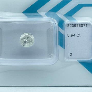 Zonder minimumprijs - 1 pcs Diamant (Natuurlijk) - 0.94 ct -