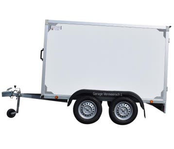Gesloten aanhangwagen 300L X 150B X 150H dubbel as, Ophalen, Nieuw