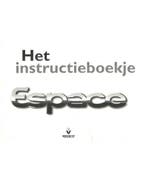 1998 RENAULT ESPACE INSTRUCTIEBOEKJE NEDERLANDS, Ophalen of Verzenden