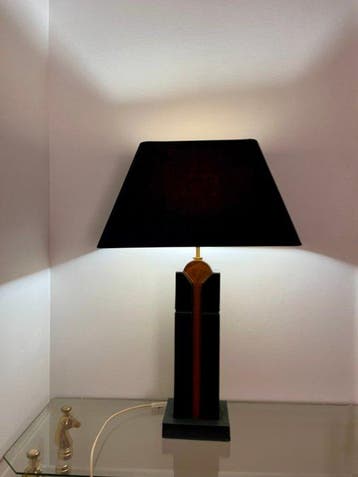 Tafellamp - Metaal, Kristal, Keramiek - Prachtige lamp, Art