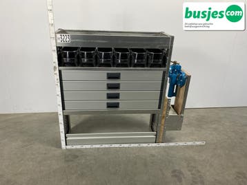 Aluca bedrijfswageninrichting 1010x320x1150mm (3223), Verzenden
