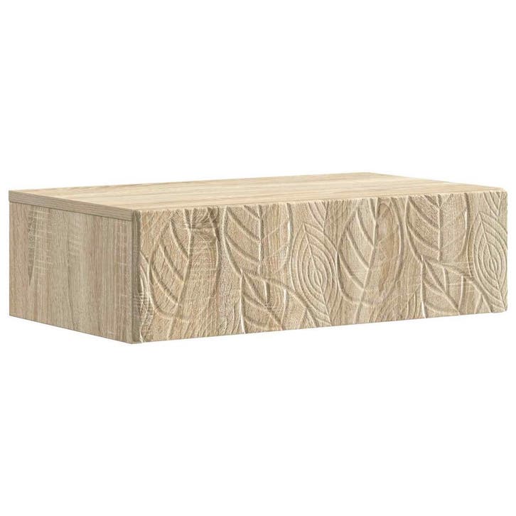 vidaXL Wandgemonteerde Zijtafel Sonoma Eiken 87,5 x 34,5 x, Huis en Inrichting, Kasten | Overige, Nieuw, Verzenden