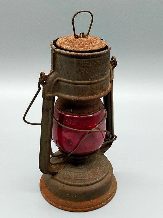 Olielamp - Alte Feuerhand 276 Sturmkappe petroleumlamp –, Antiquités & Art, Art | Objets design