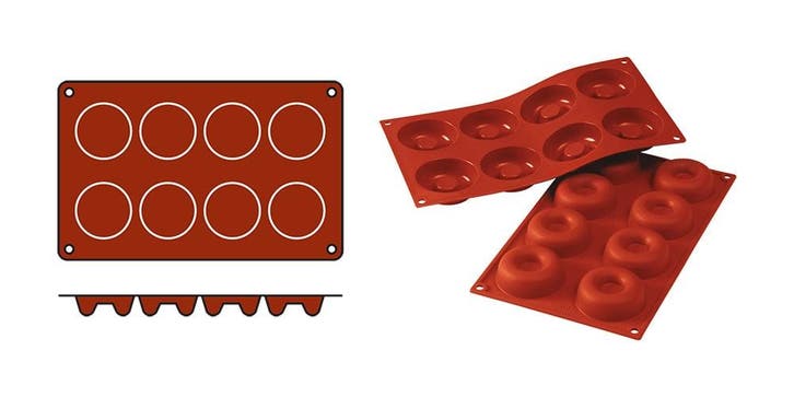 Bakmat | Savarin | Medium Silikomart, Zakelijke goederen, Horeca | Keukenapparatuur, Nieuw in verpakking, Verzenden