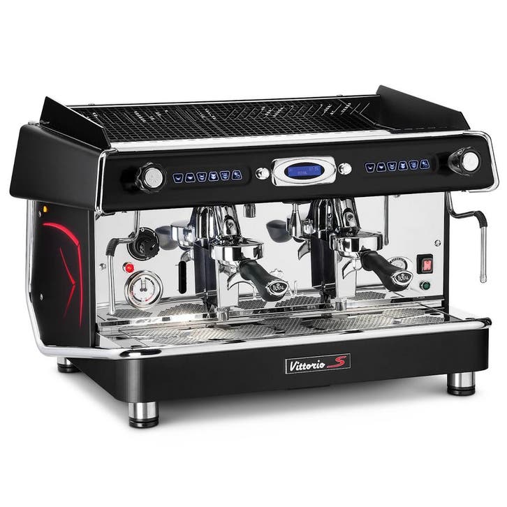 Espressomachine | VITTORIO S | Zwart | Automatisch | 2, Zakelijke goederen, Horeca | Keukenapparatuur, Nieuw in verpakking, Verzenden