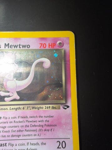Pokémon - 1 Card - Mewtwo - WOTC - Gym Challenge