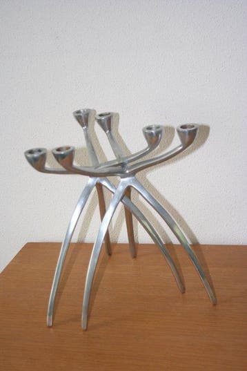 Bijenkorf - Kandelaar Spider Tripod kandelaar - Aluminium -