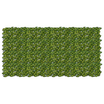 vidaXL Balkonscherm met bladeren Groen en Geel 200 x 100 cm, Verzenden