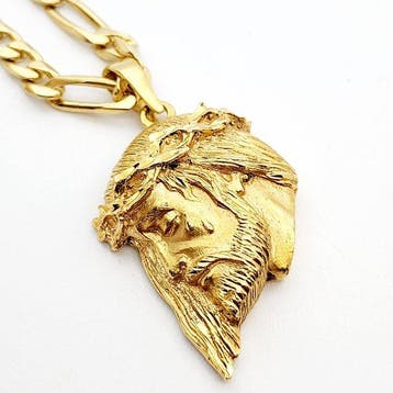 Ketting met hanger - 18 karaat Geel goud