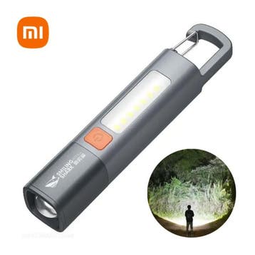 Smiling Shark Outdoor LED Zaklamp - USB Oplaadbaar, Verzenden, Nieuw