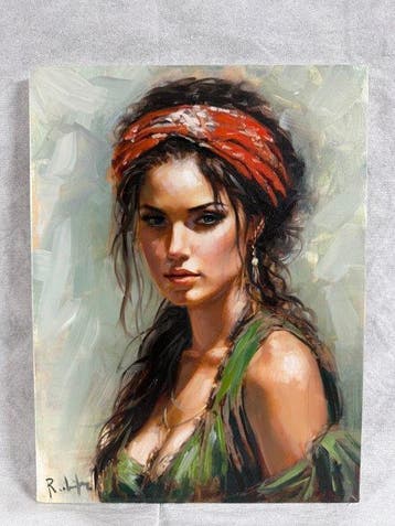 Salvatore Rodriquez (1957) - Gitana, Antiek en Kunst
