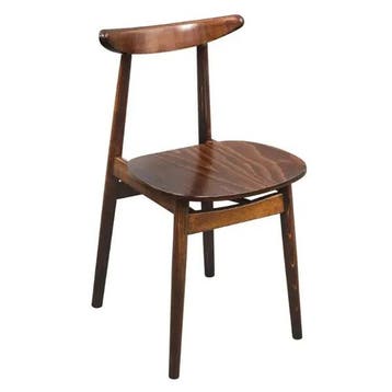 Stoelen | Hout | Walnut | Indoor | 2 Stuks |, Verzenden