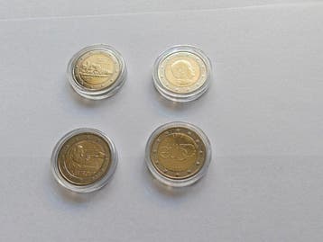 Europa. 2 Euro Various Years (25 coins) (Zonder