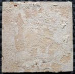 Carreau - Tuile antique avec une scène biblique.. -